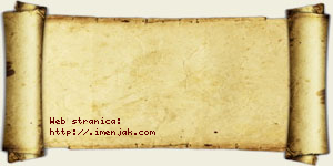 Nadja Stojadinović vizit kartica